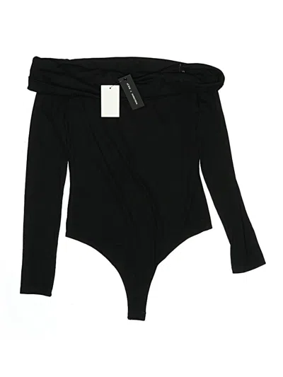 Pre-owned Afrm Bodysuit In Black
