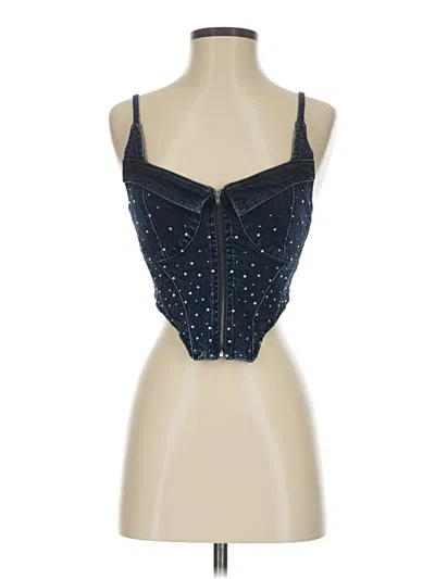 Pre-owned Afrm Bodysuit In Blue