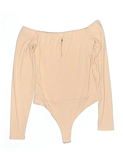 Pre-owned Afrm Bodysuit In Brown