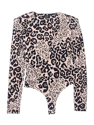 Pre-owned Afrm Bodysuit In Brown