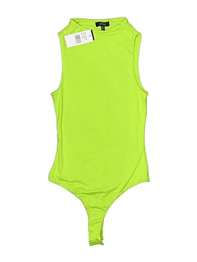 Pre-owned Afrm Bodysuit In Green