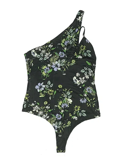 Pre-owned Afrm Bodysuit In Green