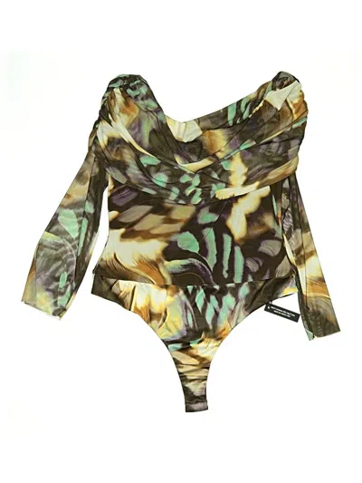 Afrm Bodysuit In Green