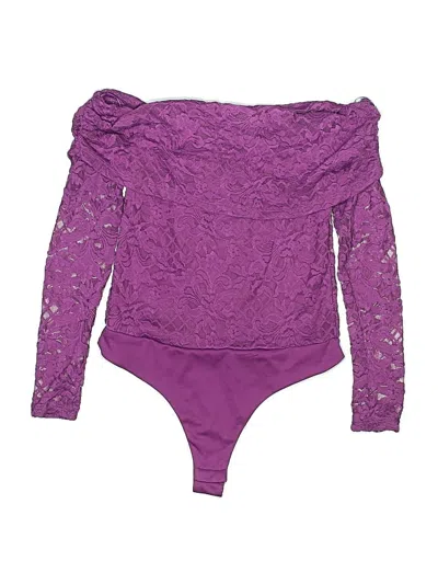 Pre-owned Afrm Bodysuit In Purple