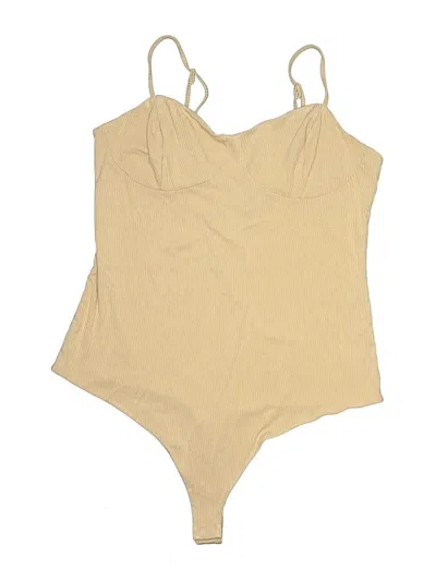 Afrm Bodysuit In Tan