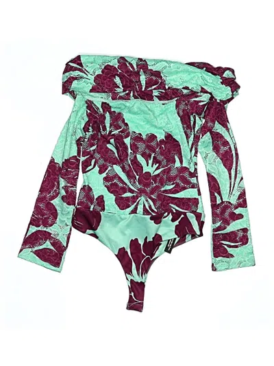 Afrm Bodysuit In Teal