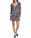 Afrm Braeson Mini Dress In Black