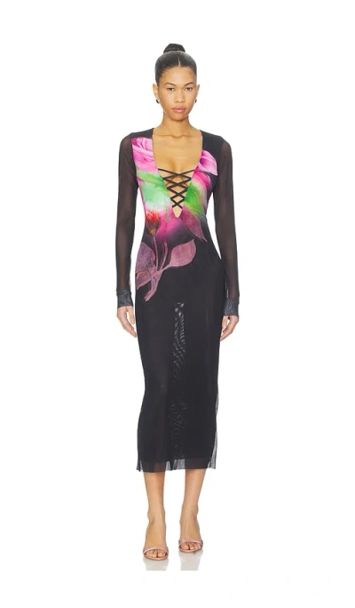 Afrm Cambria Dress In Black