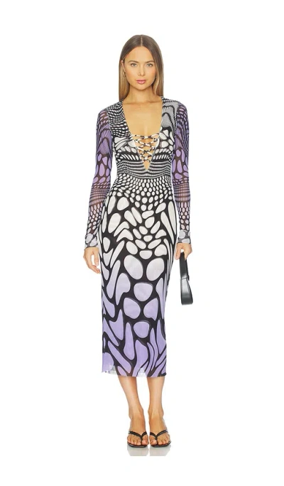 Afrm Kleid Cambria In Multi