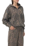 Afrm Cameron Cotton Zip Hoodie In Multi