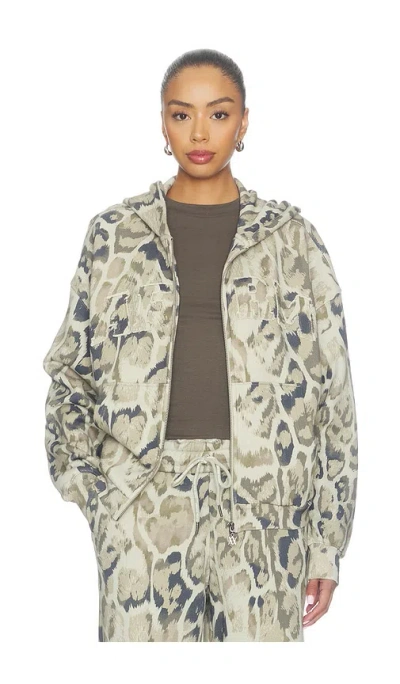 Afrm Cameron French Terry Hoodie In Multi