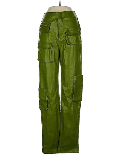 Pre-owned Afrm Cargo Pants In Green