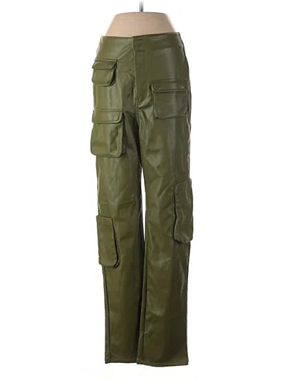 Pre-owned Afrm Cargo Pants In Green