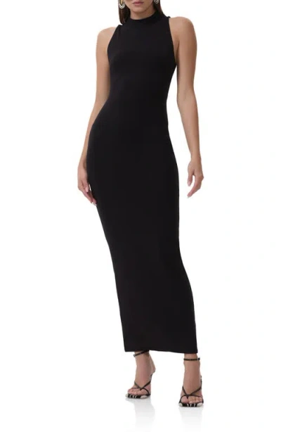 Afrm Casper Racerback Maxi Dress In Black