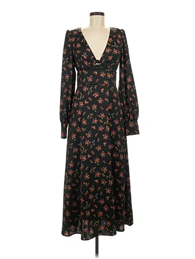 Pre-owned Afrm Casual Dress In Black