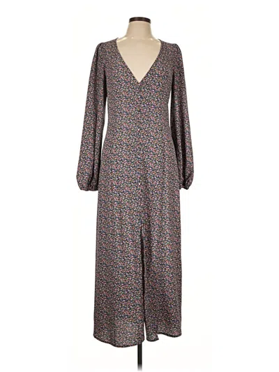 Pre-owned Afrm Casual Dress In Gray