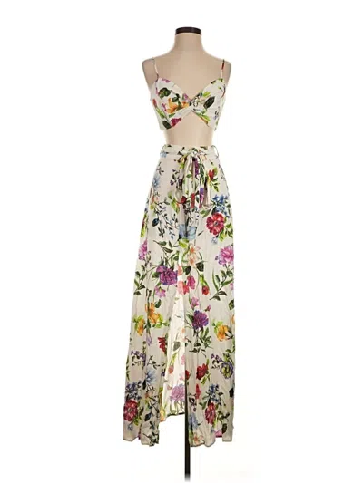 Pre-owned Afrm Casual Dress In Ivory