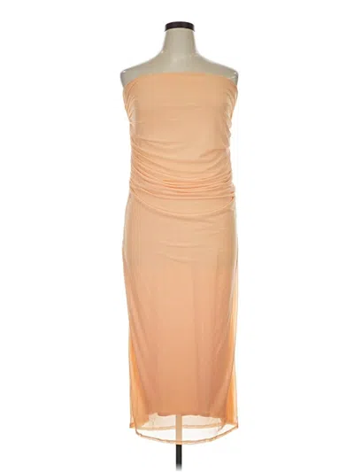 Pre-owned Afrm Casual Dress In Orange