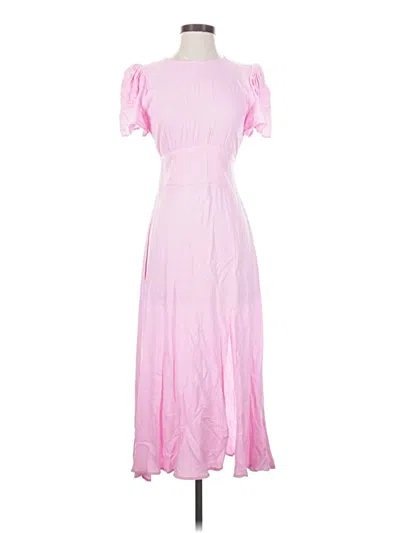 Pre-owned Afrm Casual Dress In Pink
