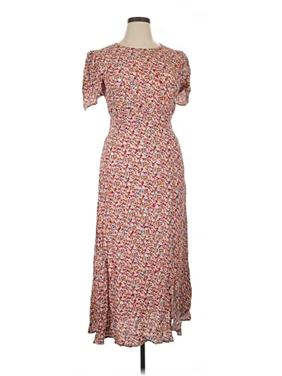Pre-owned Afrm Casual Dress In Red