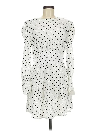 Pre-owned Afrm Casual Dress In White