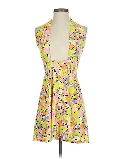 Pre-owned Afrm Casual Dress In Yellow
