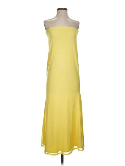 Pre-owned Afrm Casual Dress In Yellow