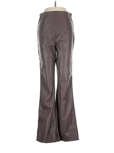 Pre-owned Afrm Casual Pants In Brown