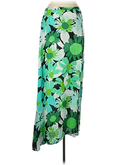 Pre-owned Afrm Casual Skirt In Green