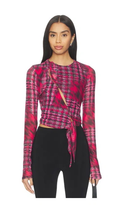 Afrm Chaya Top In Brown