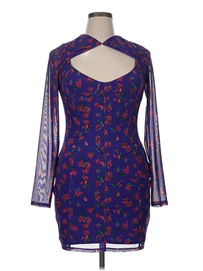 Pre-owned Afrm Cocktail Dress In Blue