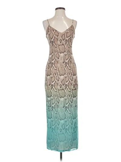 Pre-owned Afrm Cocktail Dress In Blue