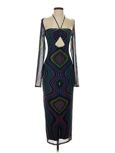 Pre-owned Afrm Cocktail Dress In Blue