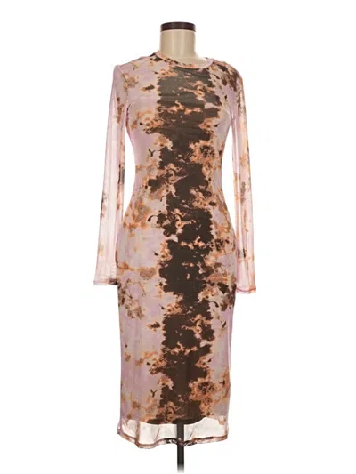 Pre-owned Afrm Cocktail Dress In Brown