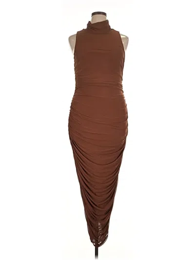 Pre-owned Afrm Cocktail Dress In Brown