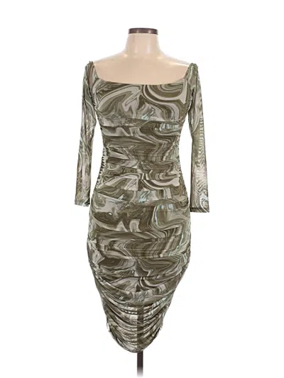 Pre-owned Afrm Cocktail Dress In Gray
