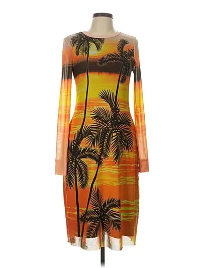 Pre-owned Afrm Cocktail Dress In Orange
