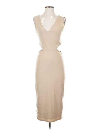Pre-owned Afrm Cocktail Dress In Tan