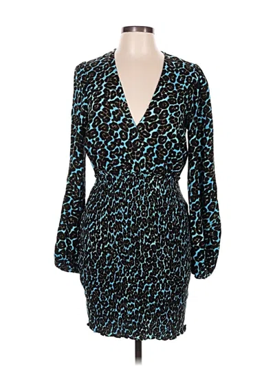 Pre-owned Afrm Cocktail Dress In Teal