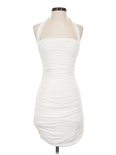 Pre-owned Afrm Cocktail Dress In White