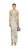 Afrm Cody Dress Tonal Shell