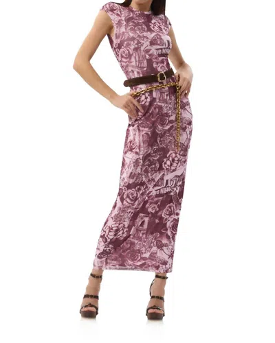Afrm Cody Maxi Dress In Pink In Multi