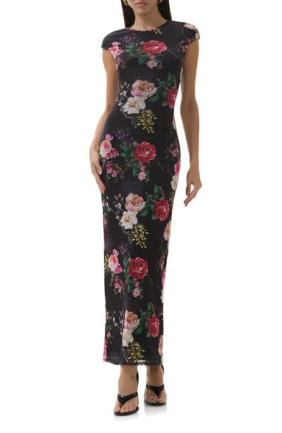 AFRM AFRM CODY PRINT MESH DRESS