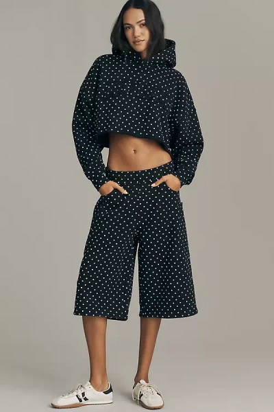 Afrm Cotton Conrad Shorts In Black