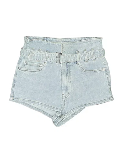 Pre-owned Afrm Denim Shorts In Blue
