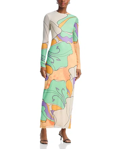 Afrm Didi Maxi Dress In Multi