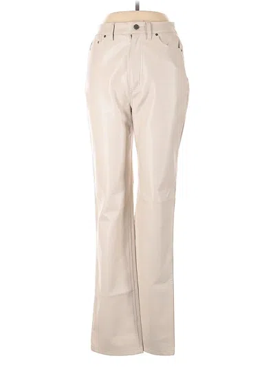 Pre-owned Afrm Dress Pants In White