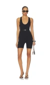 Afrm Enora Romper In Blue