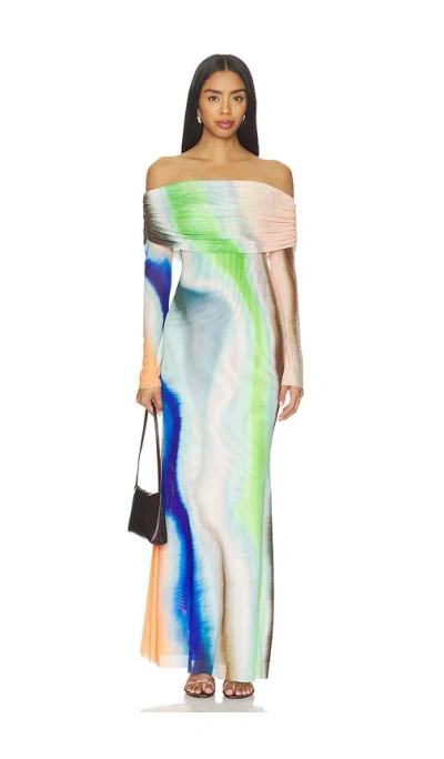 Afrm Essie Dress In Multi