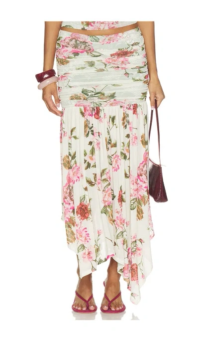 Afrm Estella Skirt In Multi
